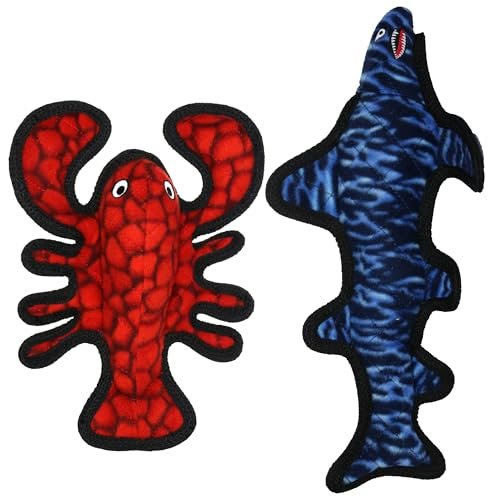 Tuffy Shark Dog Toy | Ultra-Durable Aquatic Play for Power Chewers